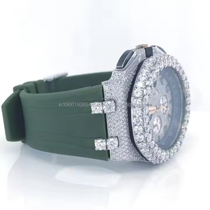 Reloj de Pulsera Galaxy Prestige con Diamantes de Moissanita para Hombre, Elegante Acabado Iced Out, Brillo Imperial - Product Image 4