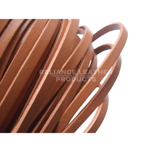 Durable Flat <b>Leather</b> Cord 5mm Dark Brown Handmade Cowhide <b>Leather</b> Strip for <b>Bracelet</b> DIY Reliance <b>Leather</b> Regular Flat <b>Leather</b> - Product Image 6