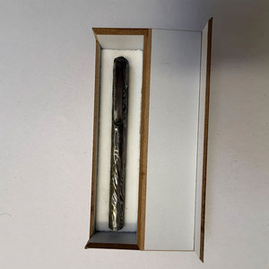 Bolígrafo de Acero de Damasco Premium, Instrumento de Escritura de Lujo Hecho a Mano, Regalo para Ejecutivos de Negocios, Oficina, Escuela - Product Image 3