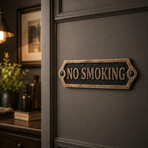 Letrero de Puerta Personalizado de Latón Grabado a Mano, Placa Metálica de Alta Calidad para Decoración de Pared con Dirección de Casa - Product Image 5