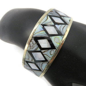 Elegante pulsera de nácar para mujer, joyería hecha a mano de lujo, regalo, Elegante brazalete de perlas para mujer, accesorios de moda - Product Image 2