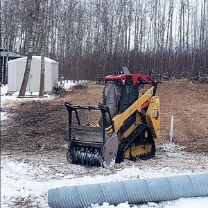 Premium Cat Skid Steer Loader with <b>Mulcher</b> Perkins Engine and High Efficiency Hydraulic System 75KW to 92KW - Product Image 5