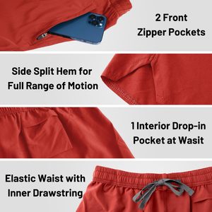 Shorts de jogging décontractés pour hommes en coton OEM, 250 GSM, molletonnés, taille élastique oversize, anti-plis, style urbain - Product Image 5