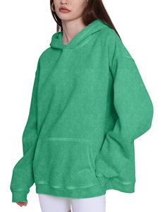 Sudaderas con Capucha para Hombre, Diseño Personalizado con Logotipo de Marca, Lavado Ácido, 100% Algodón, Forro Polar de Invierno, Venta al Por Mayor - Product Image 1