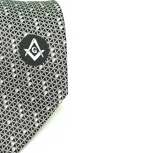Corbata de Seda Masónica Formal de Nuevo Diseño con Logotipo Personalizado, Ecológica, Transpirable, Antipilling, Servicio OEM, Personalizada para Hombre - Product Image 5
