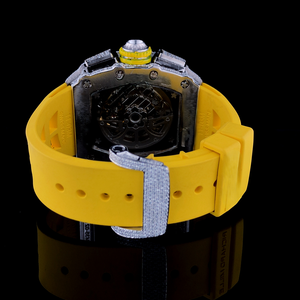 Reloj de Lujo Hecho a Mano, Edición Limitada, Automático, con Joyas, Arte y Belleza, en Acero Inoxidable, Cristal de Zafiro, con Reserva de Energía ETA y Fecha - Product Image 5