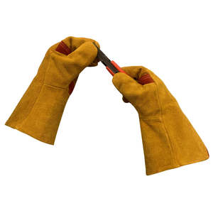 Gants de soudage en cuir résistants à la chaleur de qualité supérieure pour la soudure au laser, anti-chaleur, pour barbecue - Product Image 4