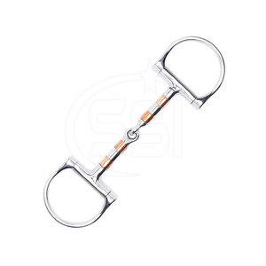 อุปกรณ์ขี่ม้าที่ทนทาน น้ำหนักเบา บิตแบบ D-Ring สำหรับฝึกขี่และเรียนขี่ม้า - Product Image 5