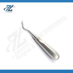 Elevador de Raíces Dentales Curvo de Acero Inoxidable de Alta Calidad, Instrumentos Quirúrgicos Dentales para Extracción de Dientes, Fabricante Pakistán - Product Image 4