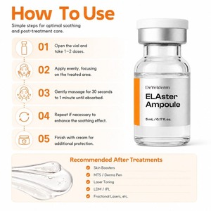 Ampolla coreana de belleza para recuperación PDRN 5mL, esencia calmante para la piel, esencia hidratante post-tratamiento, hidratación intensiva para la recuperación. - Product Image 2