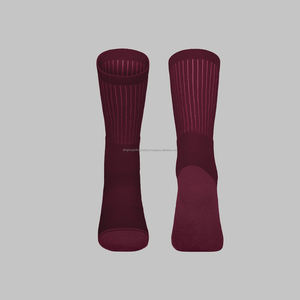 OEM Vente en gros à bas quantité minimale de commande OEM Logo personnalisé Chaussettes Crew pour hommes Course à pied Sport Cycle Athlétique Tennis Baseball Chaussettes avec logo - Product Image 1