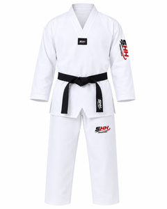 Uniforme de Taekwondo con Estampado Animal Personalizado, Ligero, Cuello en V, Conjunto de Dobok para Entrenamiento, para Adultos y Jóvenes, Marca Privada OEM - Product Image 3