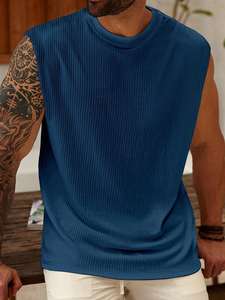 Gilet en coton pour homme de bonne qualité, sans manches, toutes saisons, chaud, automne, hiver, été, décontracté, vêtements de sport - Product Image 2