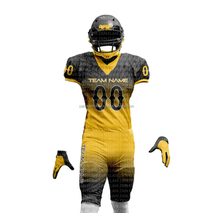 Uniforme de football américain de haute qualité en polyester, taille personnalisée - Product Image 2