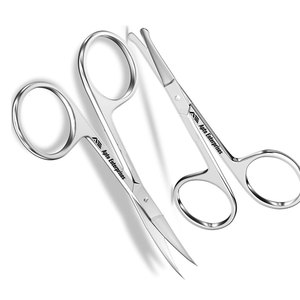 Eyebrow Scissors Small <b>Precision</b> Grooming Scissors for Men & Women Stainless Steel Facial Hair Trimming <b>Tool</b> for Safe - Product Image 2