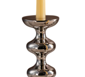 Nuevo Portavelas Decorativo para Decoración del Hogar, Portavelas de la Mejor Calidad, Níquel Brillante, Aluminio Fundido, Hecho a Mano, Personalizado - Product Image 4