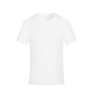 Vente en gros de t-shirts à manches courtes en coton 100% personnalisables avec logo imprimé, respirants et écologiques pour hommes - Product Image 3