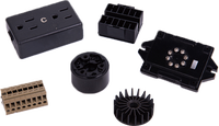 Pièces moulées de précision durables de composants en plastique de moulage par injection de haute qualité pour la fabrication
