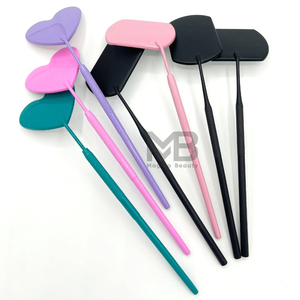 MAGMA BEAUTY Pretty Memory Espejo Grande para Pestañas, de Acero Inoxidable, Impermeable, con Agarre Manual, Espejo de Maquillaje, Accesorios para Extensiones de Pestañas - Product Image 1