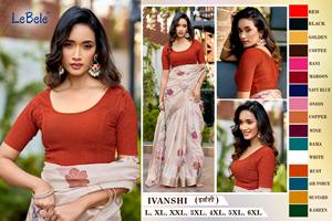 Blusa de Alta Calidad LeBeLe Ivanshi de Diseño, con Mangas Raglán de Algodón, Corte Ajustado, Cuello Redondo, Cómoda para Usar Todo el Día - Product Image 5