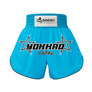 High Quality 100% <b>Polyester</b> Muay Thai MMA <b>Shorts</b> Kids Kickboxing <b>Short</b> Boxing <b>Shorts</b> Martial Arts Wear Muay Thai - Product Image 4