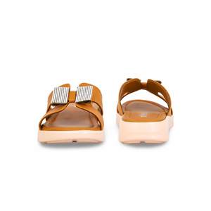 Pantuflas formales con estampado de animales mostaza PU0487 - Product Image 2