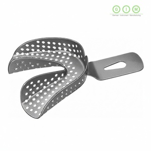 Bandejas de Impresión Perforadas de Acero Inoxidable, Instrumento Dental de Alta Calidad, Duradero, Profesional, Equipo de Laboratorio Clínico - Product Image 1