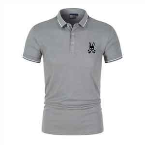 Nuevo Jersey de Algodón de Alta Calidad, Talla Grande, con Logotipo Personalizado, Estampado Informal, Sólido, para Hombre, de Punto, de Secado Rápido - Product Image 6