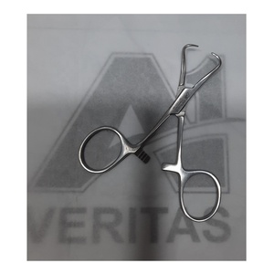 คีมหนีบผ้าขนหนูทางการแพทย์ เกรดสแตนเลส A-1 VERITAS Backhaus คีมหนีบหลอดเลือดแบบใช้ซ้ำได้ ได้รับการรับรองมาตรฐาน CE สำหรับเครื่องมือผ่าตัด - Product Image 3