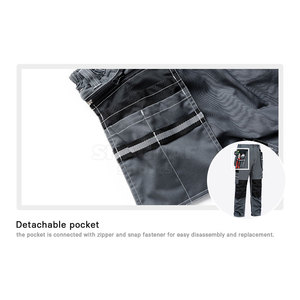 Pantalon de sécurité industriel, vêtements de travail robustes pour hommes, protection extérieure, pantalon de sécurité - Product Image 5