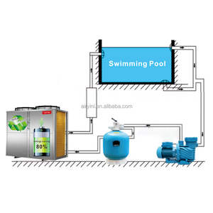 <span class=keywords><strong>Anti</strong></span> Corrosion SUS201 SUS304 Haute Efficacité Source D'air Piscine Pompe À Chaleur Chauffe-Eau Échangeur Thermostat Pompe Hybride - Product Image 1