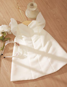 VESTIDO PLISADO HALTER Ajustado para NIÑAS, Ecológico, ODM, Muchas Opciones de Color, de 1 a 12 Años - Product Image 4