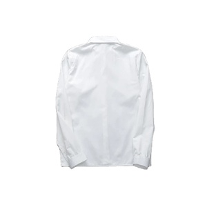 เครื่องแบบนักเรียนหญิงญี่ปุ่นคอตตอนเสื้อโอเวอร์ไซส์ XS-5XL ชุดนักเรียนมัธยมต้นเสื้อเชิ้ตสีขาวน้ำนม
