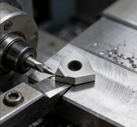 Plaquettes CNC super-durcies en nitrure de bore (CBN) et diamant : TNMG, WNMG, CNMG, APKT1604 pour acier trempé, acier haute dureté, fonte et têtes spéciales