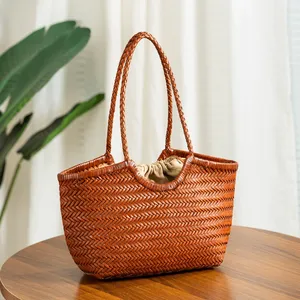 Bolso de paja bohemio de verano para mujer, bolso cruzado de playa tejido, bolso de hombro tipo mensajero, bolsos de mano para niñas, regalos de bolso de paja - Product Image 3