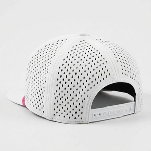 Gorra de Golf Personalizada de 7 Paneles con Visera Plana, Corona Perforada con Corte Láser, Logotipo Bordado en 3D, OEM, ODM, MOQ Bajo, Marca Privada - Product Image 5