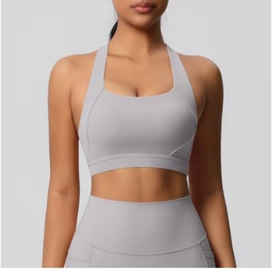 Fashionable Women's Backless Running Vest Non-Adjusted Straps One-Piece Sports Gear High Support Gym Use Breathable - Product Image 6