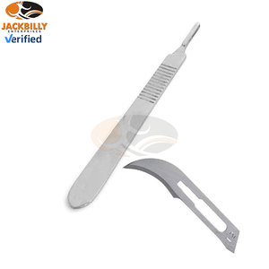 Box 100 Pieces Stainless Steel Scalpel Blade Sterile #12 Free Handle Surgical <b>Precision</b> Disposable Medical Cutting <b>Tools</b> - Product Image 2