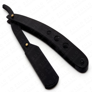 Professional Stainless Steel Disposable Straight <b>Razor</b> Custom Logo Black Cut Throat Barber Shaving <b>Razor</b> for <b>Men</b> OEM - Product Image 4