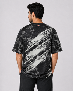 T-shirt sportif pour homme à manches courtes, coupe régulière, col rond, en polyester tricoté, séchage rapide, surdimensionné, sublimation, service OEM - Product Image 3