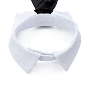 Corbata de Moño Formal Negra y Roja para Perros y Gatos, Accesorios para Mascotas, Traje Formal de Algodón para Perros Pequeños - Product Image 1
