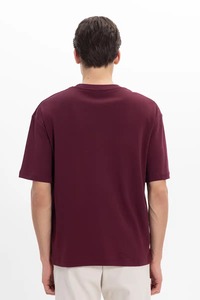 Premium Oversized <b>Tee</b> with Drop Shoulder Detail Boxy Silhouette Bold <b>Graphic</b> Print Relaxed Style Fashion Oversized T Shirt - Product Image 5