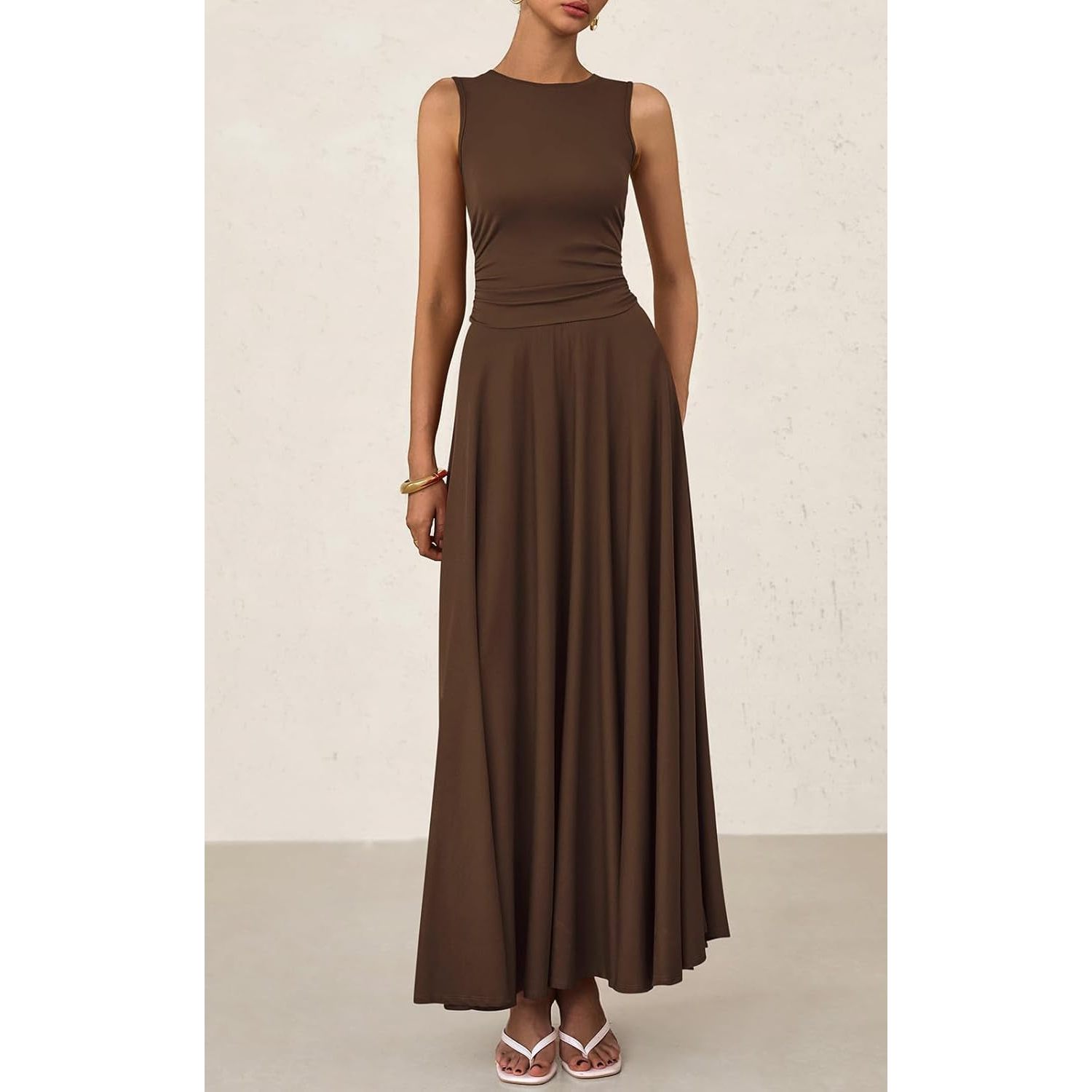 satin maxi dress with sleeves Petite Emery Long Satin Long Sleeve Collared Dress Olive / 16P
