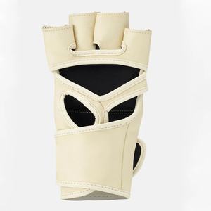 Lightweight High Quality Leather MMA Gloves <b>Hook</b> Loop Closure Hand Grips Unisex <b>Outdoor</b> Use Breathable Martial Arts - Product Image 3