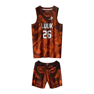 Men's Plus Size Customer Demand Printed 100% <b>Polyester</b> Breathable Moisture Wicking Quick Dry Basketball Jersey & <b>Shorts</b> Set - Product Image 1