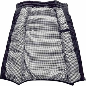 เสื้อแจ็คเก็ตพัฟเฟอร์สีดำสำหรับผู้ชาย ยี่ห้อ North-Face คุณภาพสูง แจ็คเก็ตบอมเบอร์ขนเป็ดสำหรับฤดูหนาว สไตล์ลำลอง ให้ความอบอุ่น - Product Image 4