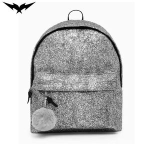 Mochila infantil brillante para libros, mochila escolar informal con brillo, mochila escolar ligera e impermeable, mochila para estudiantes con logotipo personalizado - Product Image 1
