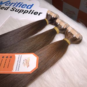 Extensiones de Cabello Adhesivas Remy Virgen Vietnamita con Cutícula Alineada, Cabello Humano 100% Natural Liso, Mejor Precio al por Mayor, Grado 12A - Product Image 1