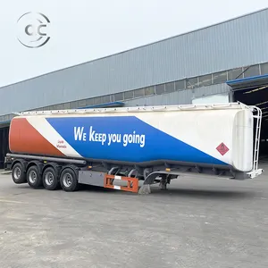 شاحنة صهريج لنقل البنزين والديزل ثلاثية المحاور من الصين cimc بسعة كبيرة
