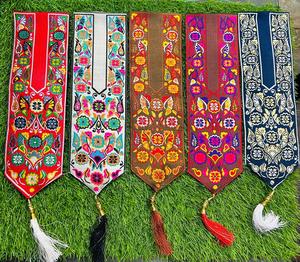 Elegante aplique jacquard para cuello, diseño de cuello con parche, para decoración de prendas de vestir nacionales, fábrica textil. - Product Image 1